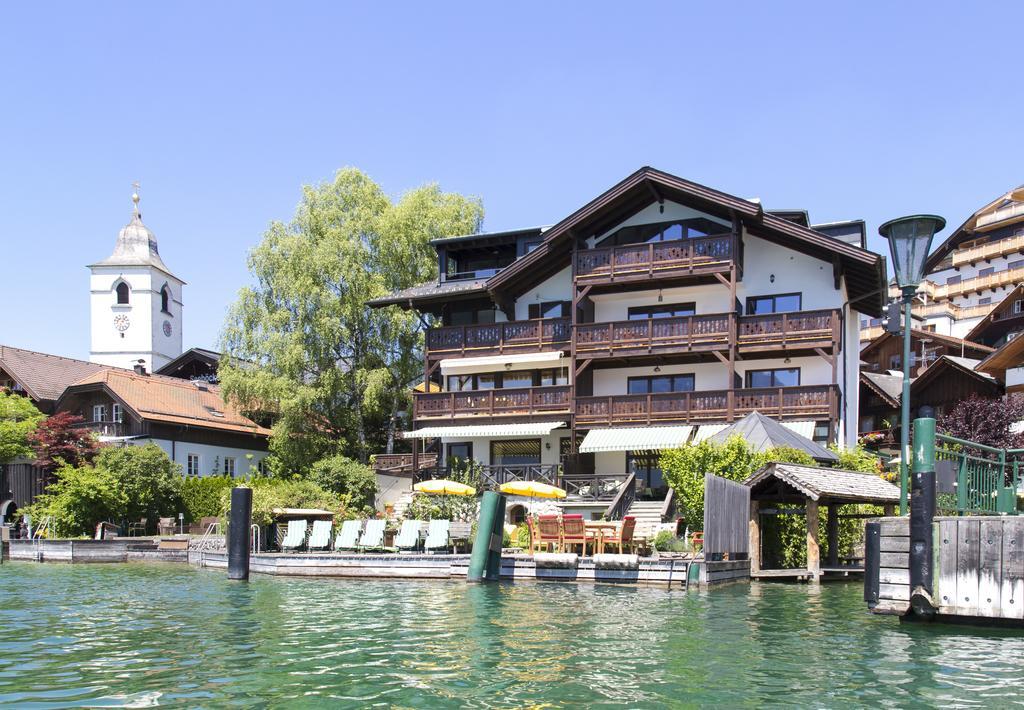 Pension Seehof Appartements Sankt Wolfgang im Salzkammergut ภายนอก รูปภาพ